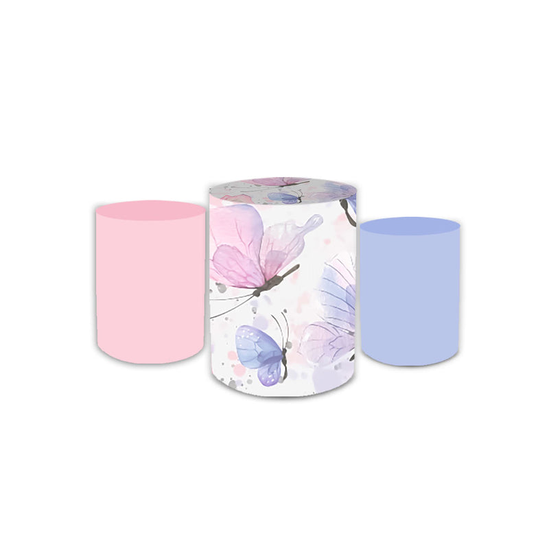 Kit borboletas azul e rosa